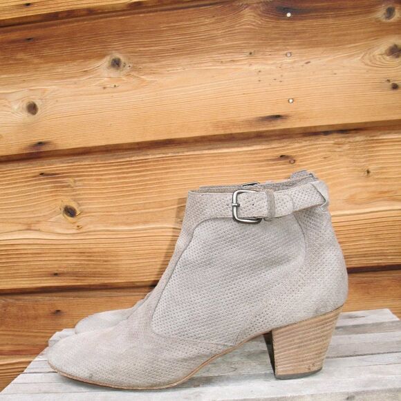 Aquatalia Perforated Ankle Boots - Picture 1 of 8